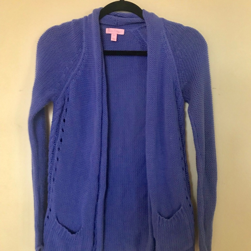 Lilly Pulitzer knit open cardigan